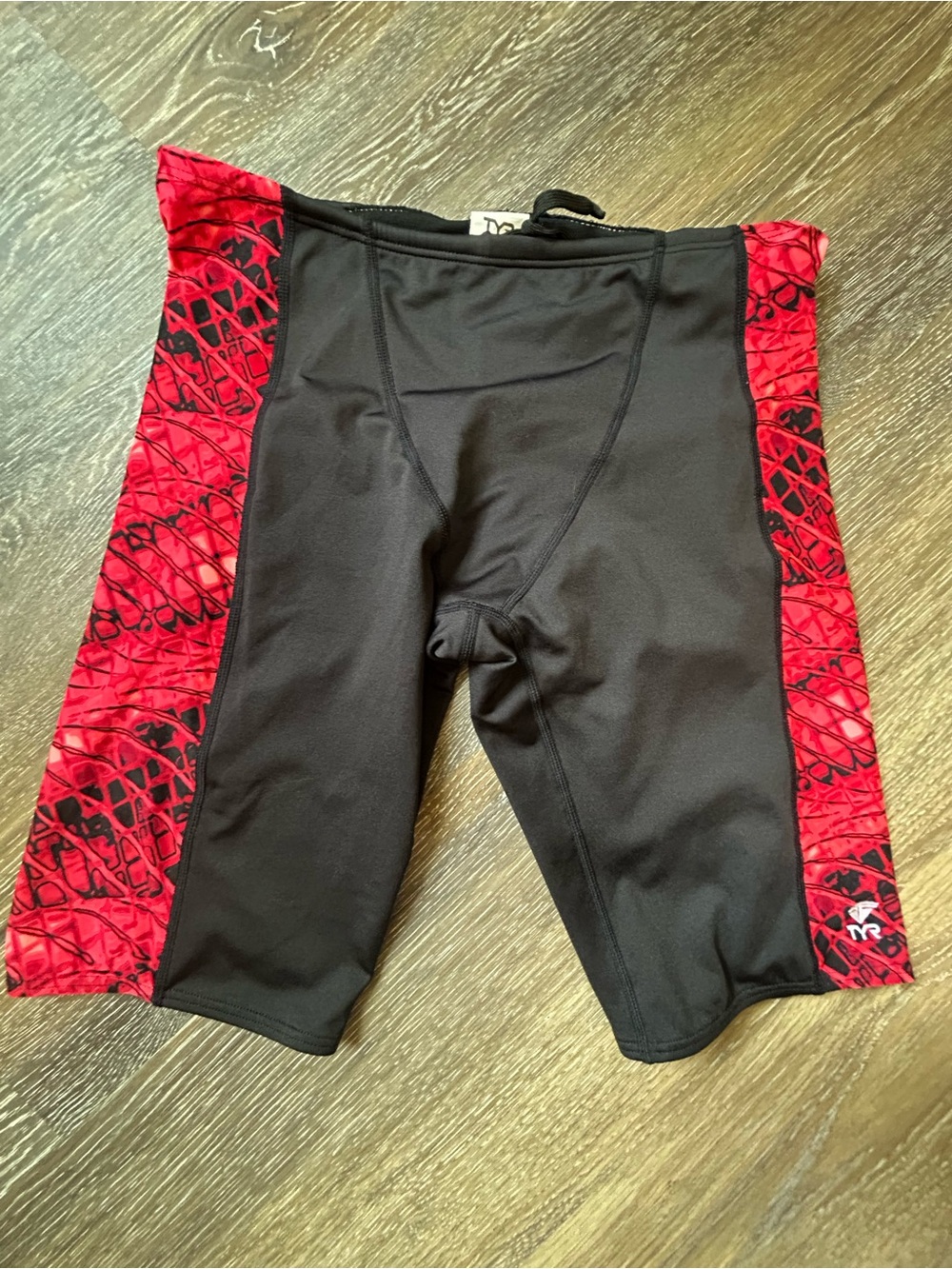 TYR Black & Red Men’s Swim Jammers size 38